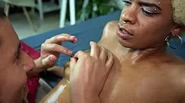 My curvy latina body squirts wildly during rough anal fingering orgasm