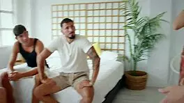 Petite Blonde Takes First Merciless Double Penetration in Wild Gangbang