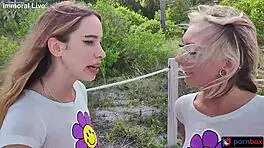 Chloe Temple Khloe Kapri Share Double Vaginal Creampies