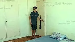 caught him sniffing panties so i slammed my wet pussy on his cock