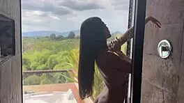 steamy shower play with curvaceous annacherry's big assets glistening wet