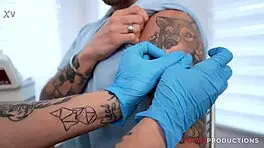 vanessa the rock is one dirty nurse fucking patient hard