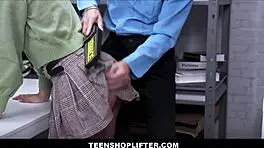 Hot Latina 18+ Shoplifter Fucked By Officer After Deal!
