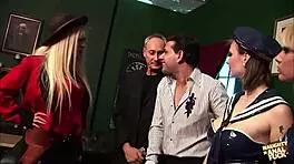 wild group fucking in various positions with big tits asses