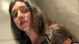 heart racing public toilet blowjob leads to cumwalk thrill