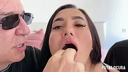 hey watch this curvy colombian slut sofia ruiz get her throat and pussy wrecked hard