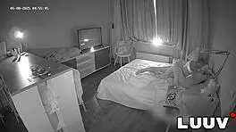 Young couple's passionate missionary at 5am in bed feels so intimate