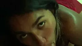 Novinha Rides Cock Hard Until Explosive Mouth Cumshot Finish