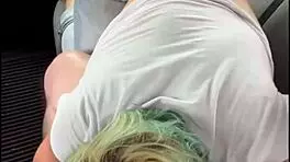 imagine that wet t-shirt hooker slurping cum nonstop in the backseat