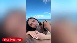 i rode that lifeguard's huge bbc right on the public beach sand moaning loud