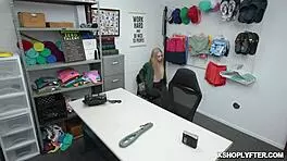 security guard face fucks deepthroat petite shoplifter emma starletto tattooed babe