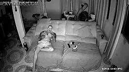 brazilian nerd teen caught on security cam with hot amateur action