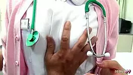 japanese nurse hits explosive orgasm with hitachi vibrator