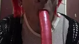 Bisexual Crossdresser Mark Wright Fucks Dildo Then Sucks Ass To Mouth Clean 😈🍆