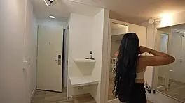 Busty Latina Stepmom Returns Horny from Gym, Offers Tight Pussy for Curvy Cowgirl Ride