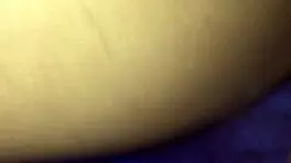 curvy ebony teen takes huge anal dildo deep in her tight ass