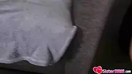 in the bathroom i seduce my bro sucking his milky cock till he cums hard