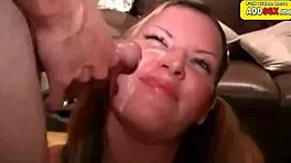 amateur babe craves sucking that monster cock deep