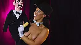 rebecca brooke and jordi in one smart dummy glamour intrigue