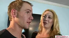 Big tit milf delivers sloppy titjobs then fucks stud doggystyle