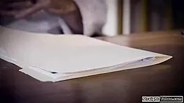 Doctor commands lesbian patient to deepthroat big black cock orally