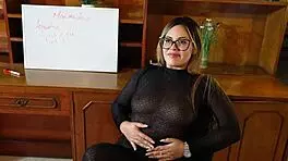 showing my horny lesbian teacher abby carter how i lick pussy scissor and muff dive in sensual latina party fuck session