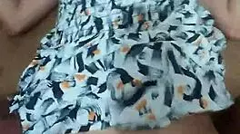 young wife in short dress bends over for neighbor's hard doggystyle pounding