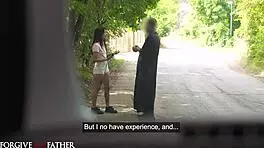 Forgive me virgin latina teen craves monster cock blowjob and hard pounding!