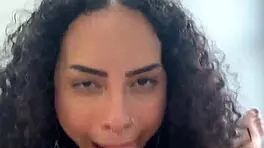 petite brunette latina takes rough pov deepthroat gagging cowgirl to cum on tits