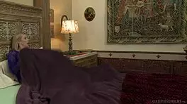 Does Alexis Fawx's tongue drive Blake Eden wild?