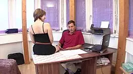 German Student Teases Teacher for Better Grades