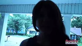 EMMA'S PUSSY AND BIG CLIT FINGERED HARD WHILE DELIVERING INTENSE FOOTJOB FETISH