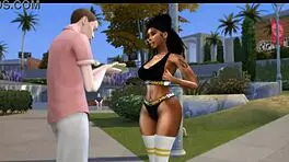 my heart races watching sza's banging ebony body in wild interracial group anal