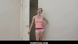 yummysis blonde teen tempts with taboo pov seduction you can't resist