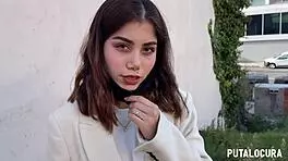 hot latina marina gold caught sucking cock outdoors pov wild