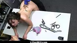 teen shoplifter pounded by milf security pov