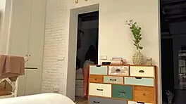 brunette petite rides cock then takes creampie for cash