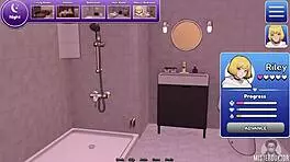 Bunkered Deep with Cute Femboy's Petite Cock and Tits