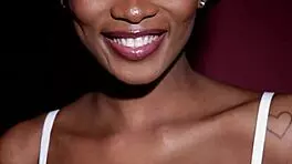 Watch petite ebony alicia strip lingerie slow, revealing her killer milf curves.