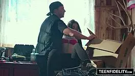 alexa raye bad teen handcuffed rough creampied hard