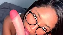 Watch Cute Latina Nysdel Play with Toys Alone at Home!