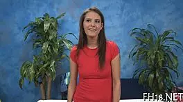 very hot eighteen year old pretty teen tempts with curves