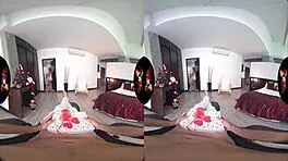 festive latina teen gets tight pussy pounded in vr reality hardcore fun