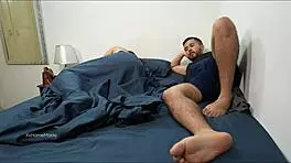 petite latina babe shares bed for hardcore anal creampie