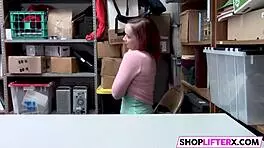 oops innocent april reid caught stealing gets punished by big cock burglar