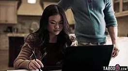 hey lulu chu, hear that milf slimthick vic slamming your roommate's big cock?