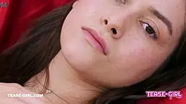 Sultry New Brunette Teases Sensually