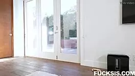 cute petite big tits big ass teen stepsis sarah lace rides stepbro pov hardcore reality fuck