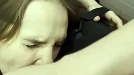 she meets guy at club and slurps his cock till sloppy facial