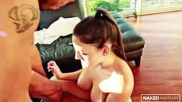 Melanie Hicks savors massive black cock stretching her tight spots